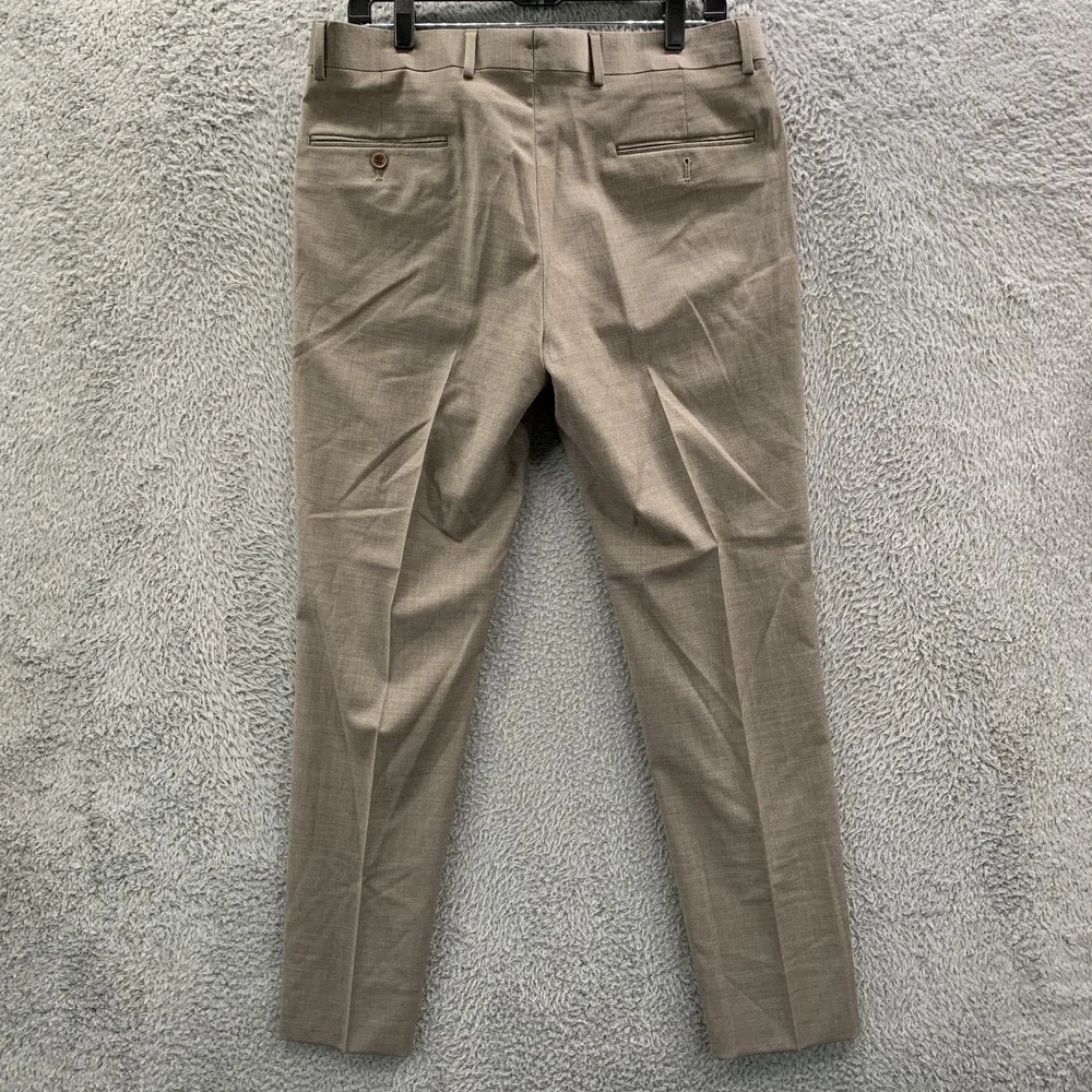 Brooks Brothers Reda 1865 Pants Mens 35x29 Measured Flat Front Tag: 32x30